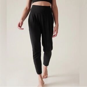 Athleta Black High-Waisted Joggers